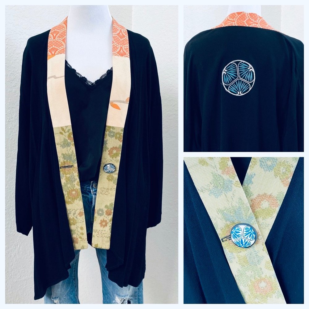 VTG Yasuko Kimono Jacket One-of-a-Kind Silk S/M